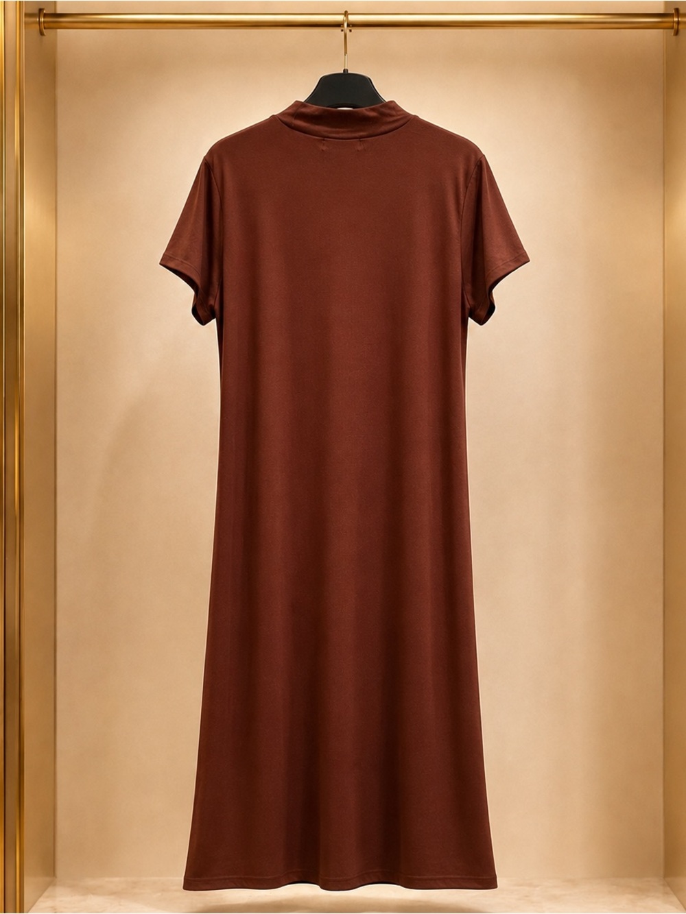 Brown Logo Midi Dress - Picture 2 of 2